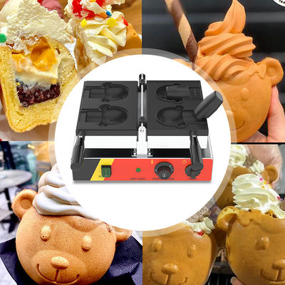 Sancks fait simple électrique Taiyaki Ours Waffle Maker avec 2pcs Chaque moule 11,25 KG