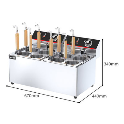 Cuisinière à nouilles électrique pour cuisiner des pâtes de restauration rapide