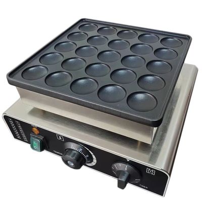 25 trous électrique non collant Mini Waffle Maker pour délicieux crêpes et muffins