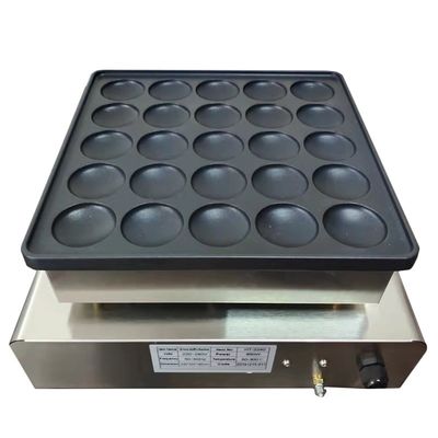 25 trous électrique non collant Mini Waffle Maker pour délicieux crêpes et muffins
