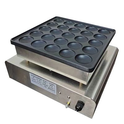 25 trous électrique non collant Mini Waffle Maker pour délicieux crêpes et muffins