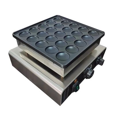 25 trous électrique non collant Mini Waffle Maker pour délicieux crêpes et muffins