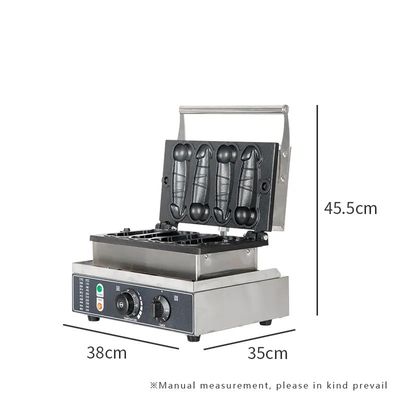 Plaques de grillage et de presse Panini Mini Taiwan Penis Waffle Maker pour la machine à snacks