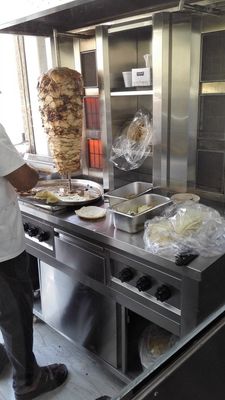 Machine de fabrication de pita à base de poulet pour magasin de shawarma