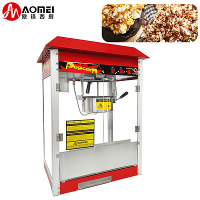 Fabricant de popcorn électrique pour collations machines à popcorn à caramel rouge champs d'application
