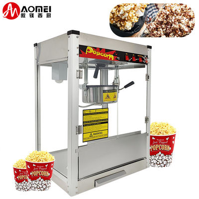 Machine électrique de fabrication de popcorn de grande capacité pour le cinéma et les centres commerciaux à domicile