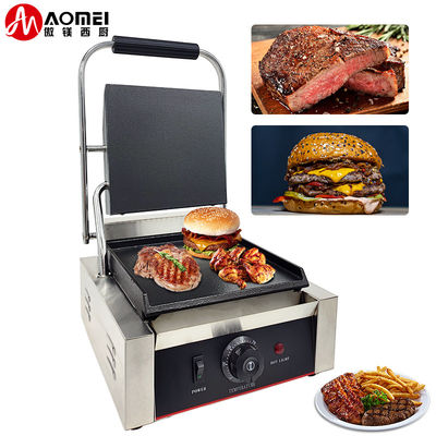 Panini Press Grill Sandwich Maker Grill à contact plein à plat 220v/110v sans moisissure privée