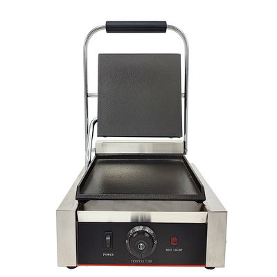 PTFE non collant en acier inoxydable Panini press machine électrique pour la maison restaurant hôtel