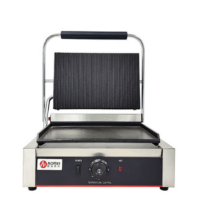 Cuisine Cuisine électrique Panini Sandwich Maker avec des barbecues en fonte et des assiettes