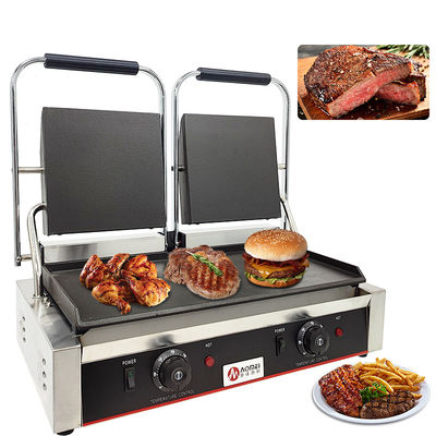 Équipement de cuisine commercial Grille électrique en acier inoxydable avec source d'alimentation électrique