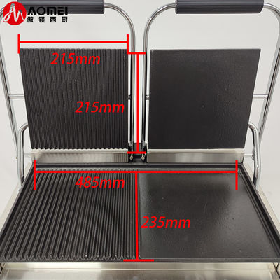 Équipement de cuisine commercial Grille électrique en acier inoxydable avec source d'alimentation électrique