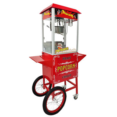 Fabricant de popcorn électrique avec panier et couleur rouge