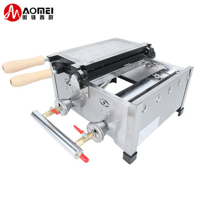 8.15 KG Non collant 14pcs Petit fabricant de gaufres en forme de poisson en acier inoxydable machine à gaz Taiyaki
