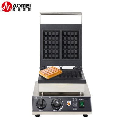 Machine à faire des gaufres extérieures à forme carrée antiadhésive et source d'alimentation électrique