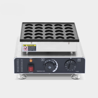 Machine à faire des gaufres commerciales de 110 V avec une plage de température de 50 à 300 °C et une conception compacte