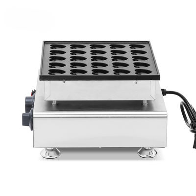 Machine à faire des gaufres commerciales de 110 V avec une plage de température de 50 à 300 °C et une conception compacte