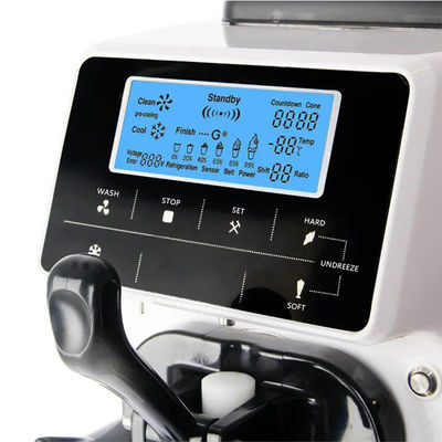 2023 Commercial Soft Serve Ice Cream Machine avec une capacité et une fonction de fabrication de 43 kg