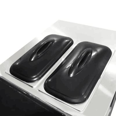 Système de pré-refroidissement Fabricant de crème glacée douce avec 3 saveurs 540x850x1500mm en acier inoxydable