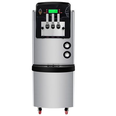Machine à glaces à 3 saveurs à service doux avec une capacité de 36 à 42 litres par heure