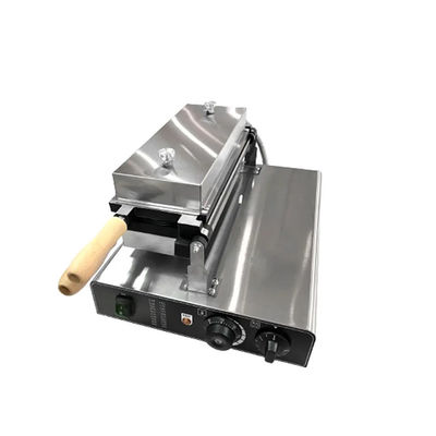 Machine à gaufres à chaleur ronde pour équipement de collation au détail 345x610x190mm