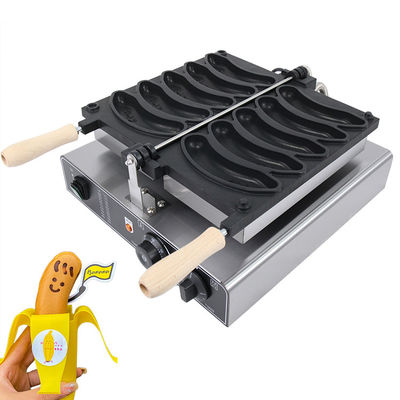 10.4 KG Mini Waffle Maker en forme de banane pour une collation facile