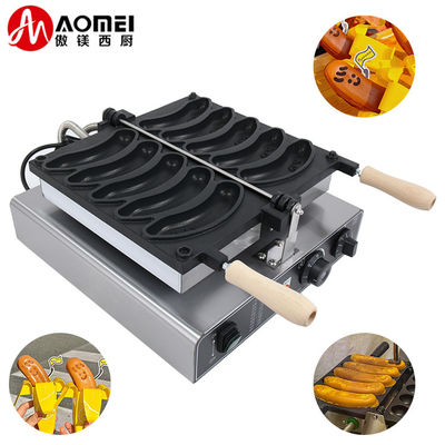 10.4 KG Mini Waffle Maker en forme de banane pour une collation facile