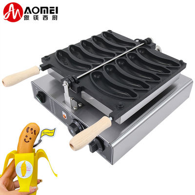 510x400x190mm Machine à faire des gaufres en forme de banane Modèle 2023 Capacité 5 pièces