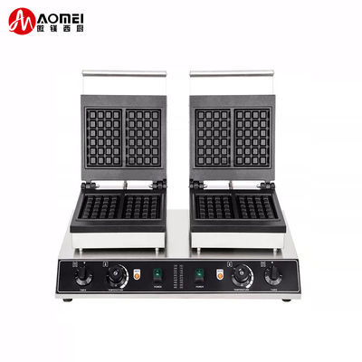 Machinette de cuisson de gaufres belges avec 4 kW de puissance et fabrication rapide de gaufres