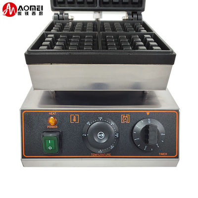 Nonstick électrique fabricant de gaufres belges 4pcs cuisinière à gaufres rectangulaire pour les collations