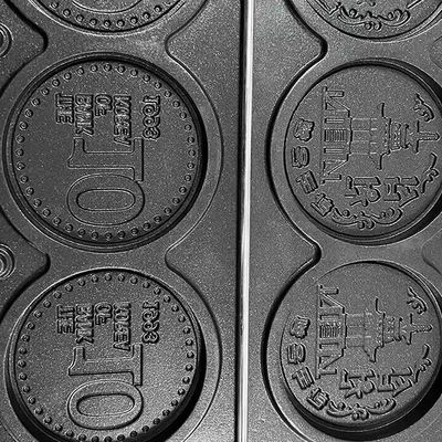 Machine de fabrication de gaufres à bulles de gaz électrique en acier inoxydable pour la fabrication industrielle