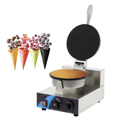 Machine à faire des gaufres électriques à plaque antiadhésive 1300W pour bar à snacks longue durée de vie