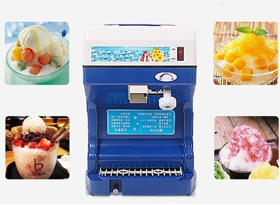 Machine de concassage de glace électrique à usage commercial semi-automatique avec matériau plastique ABS