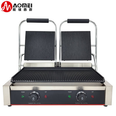 Grille électrique en fonte Grille à sandwich et machine à viande