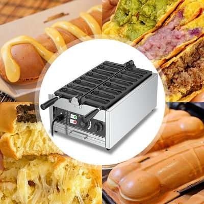 Fabricant de gaufres en forme de pénis électrique 8 pcs Cuisinière à gaufres antiadhésif pour collations et goodies