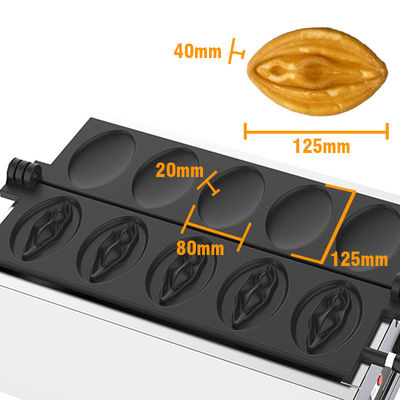AM-W5E Machine à faire des gaufres à haute productivité pour le processus de cuisson des gaufres