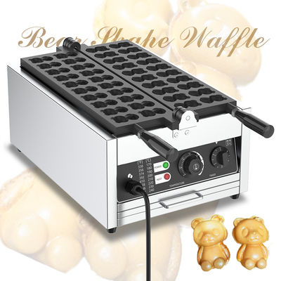 2024 Année Voltage 220v 20 pièces en fonte Mini machine à faire des gaufres Taiyaki en forme d'ours