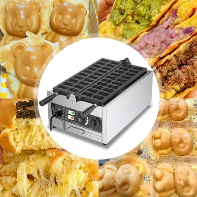 2024 Année Voltage 220v 20 pièces en fonte Mini machine à faire des gaufres Taiyaki en forme d'ours