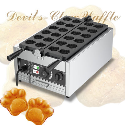 3000W machine à cuire des muffins à patte d'ours avec une forme de patte de chat Voltage 220v Waffle de dessin animé