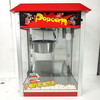 Machine à popcorn industrielle rouge pour cinéma électrique