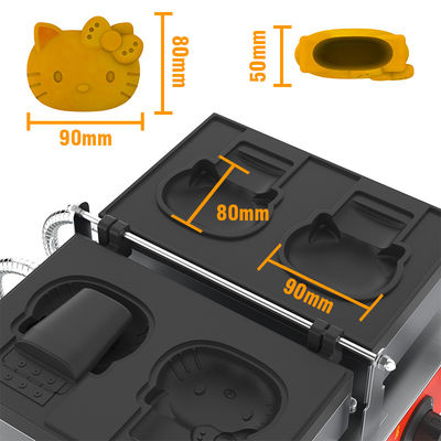 Plage de température de 50 à 300 ° C en forme de chat Hello Kitty machine à gaufres Taiyaki pour la maison