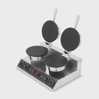 Les hôtels doivent avoir 2400W outil de cuisson commercial machine à cône de crème glacée machine à cône de gaufre