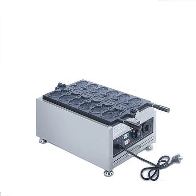 Pâtisserie de poisson coréenne, fabricant de gaufres Taiyaki électrique, avec 18 kg d'acier inoxydable